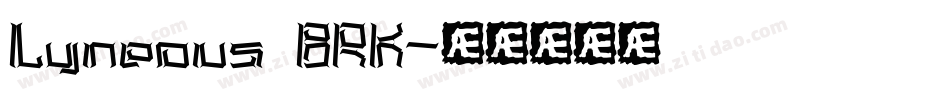Lyneous BRK字体转换